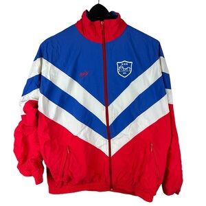 Vintage 80s Kongahalla AIK Sweden Futbol Windbreaker Jacket Size M